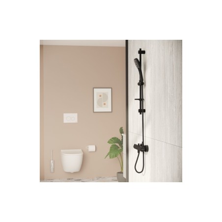 VitrA Origin Wall Mounted Shower Mixer - Matt Black | Shower