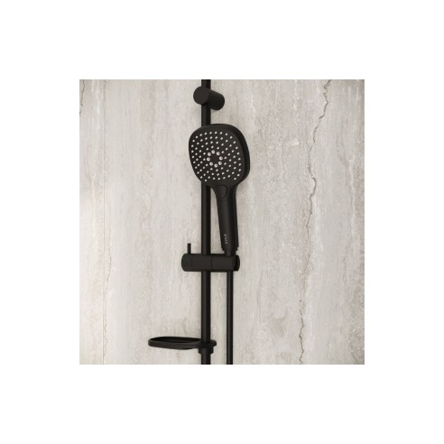 VitrA Origin Wall Mounted Shower Mixer - Matt Black | Shower