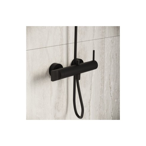 VitrA Origin Wall Mounted Shower Mixer - Matt Black | Shower