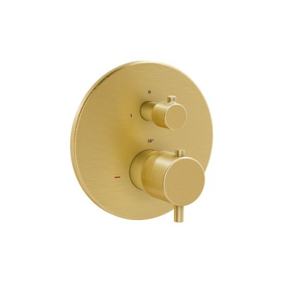 VitrA Root Round Integrated Thermostatic Bath/Shower Mixer V