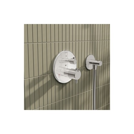 VitrA Root Round Integrated Thermostatic Bath/Shower Mixer V