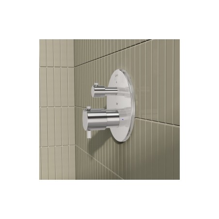 VitrA Root Round Integrated Thermostatic Bath/Shower Mixer V