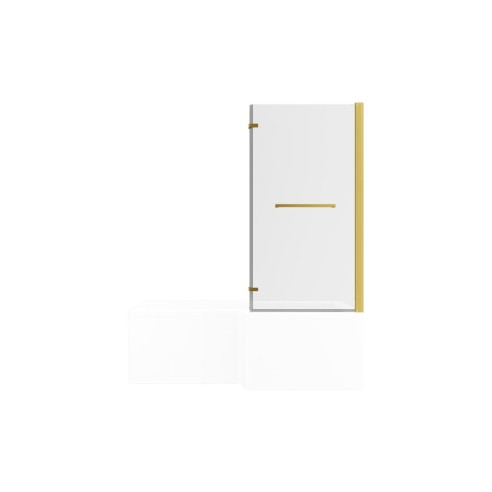 Naples L Shape 1700x850x560mm 0TH Shower Bath Pack (RH) - Br