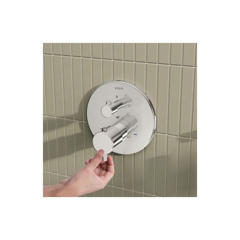 VitrA Root Round Integrated Thermostatic Bath/Shower Mixer V