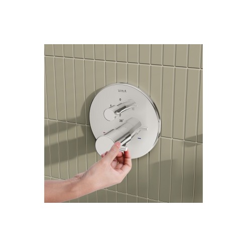 VitrA Root Round Integrated Thermostatic Bath/Shower Mixer V