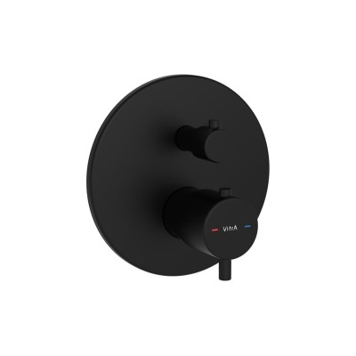 VitrA Root Round Integrated Thermostatic Bath/Shower Mixer V