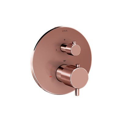 VitrA Root Round Integrated Thermostatic Bath/Shower Mixer V