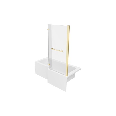 Naples L Shape 1700x850x560mm 0TH Shower Bath Pack (RH) - Br