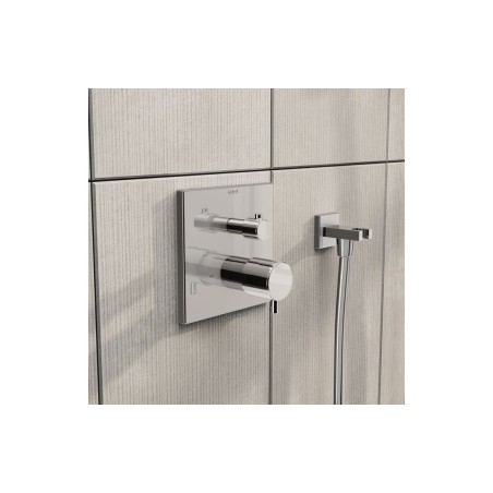 VitrA Root Square Integrated Thermostatic 1-Way Shower Mixer