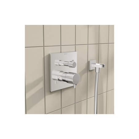 VitrA Root Square Integrated Thermostatic 2-Way Shower Mixer