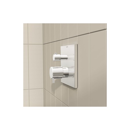 VitrA Root Square Integrated Thermostatic 2-Way Shower Mixer