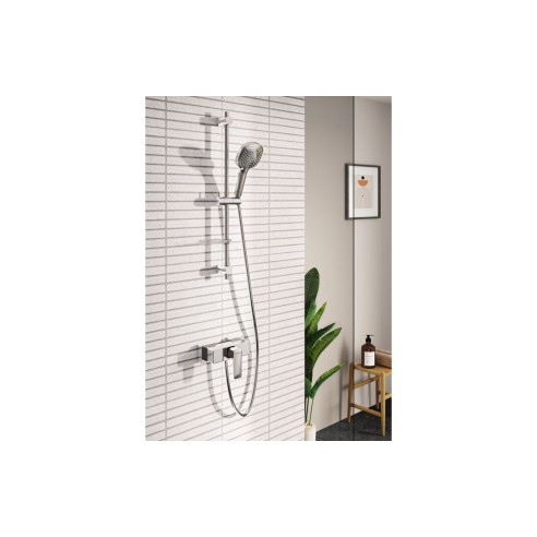 VitrA Root Square Wall Mounted Shower Mixer Valve - Chrome |