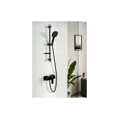 VitrA Root Square Wall Mounted Shower Mixer Valve - Chrome |
