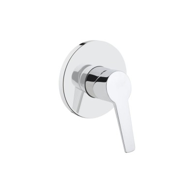 VitrA Solid S Wall Integrated Shower Mixer - Chrome | Shower