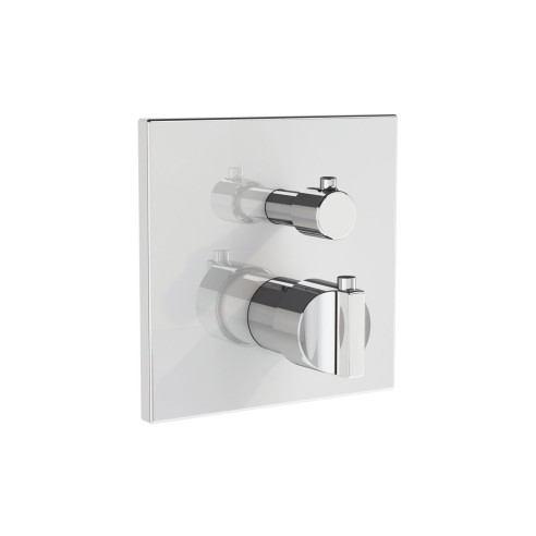 VitrA Suit Integrated Thermostatic Shower Mixer - Chrome | S