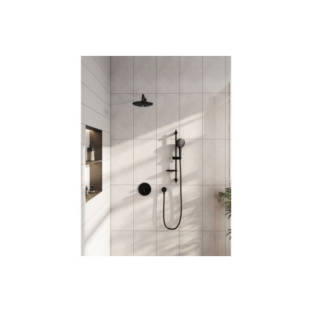 VitrA Bliss 3-Function Hand Shower w/Slide Rail - Matt Black