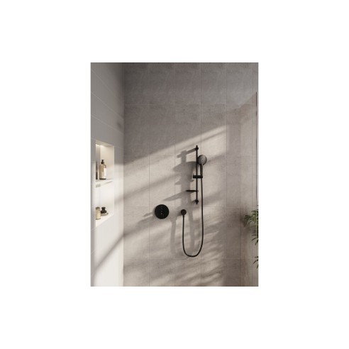 VitrA Bliss 3-Function Hand Shower w/Slide Rail - Matt Black