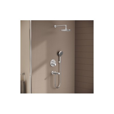 VitrA Bliss 240mm 2-Function Showerhead - Chrome | Showers | 2