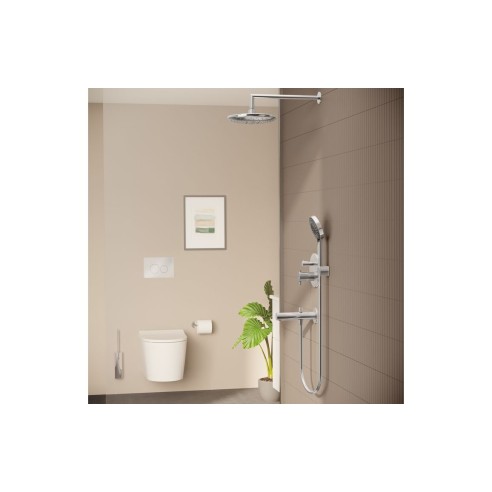 VitrA Bliss 240mm 2-Function Showerhead - Chrome | Showers |