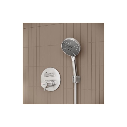 VitrA Bliss 240mm 2-Function Showerhead - Chrome | Showers |