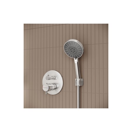 VitrA Bliss 240mm 2-Function Showerhead - Chrome | Showers |