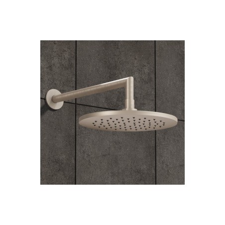 VitrA Origin 250mm Showerhead - Brushed Nickel | Showers | B