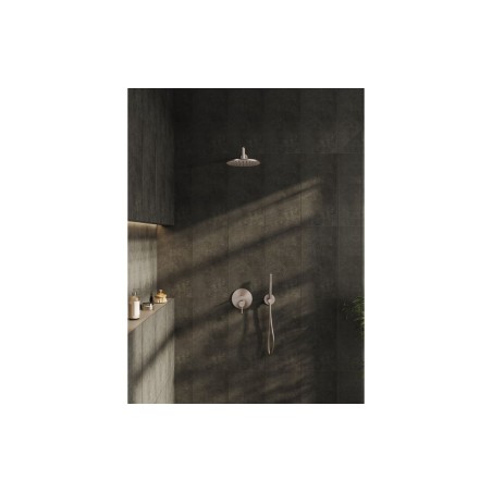 VitrA Origin 250mm Showerhead - Brushed Nickel | Showers | B