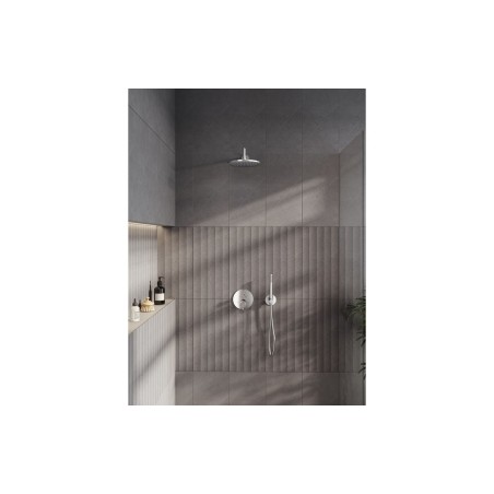 VitrA Origin 250mm Showerhead - Brushed Nickel | Showers | B