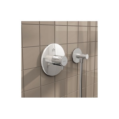 VitrA Origin 3-Way Diverter - Chrome | Showers | BathroomKin 2