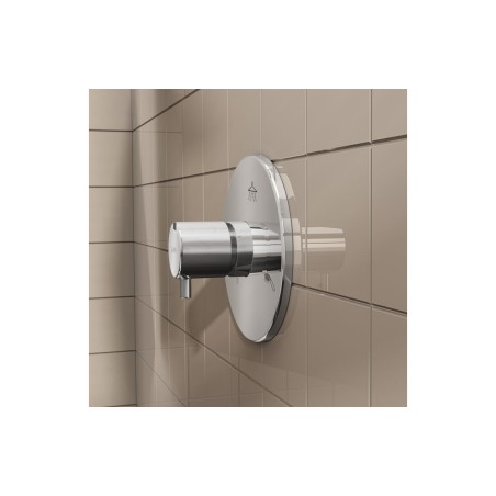 VitrA Origin 3-Way Diverter - Chrome | Showers | BathroomKin