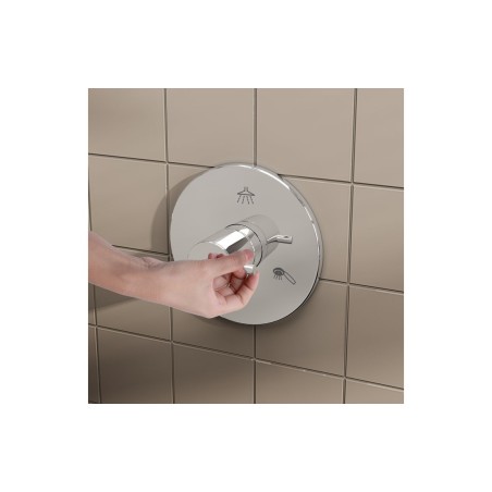 VitrA Origin 3-Way Diverter - Chrome | Showers | BathroomKin
