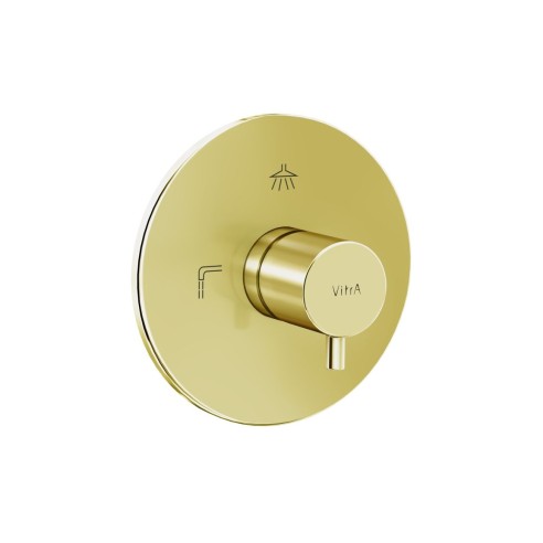 VitrA Origin 3-Way Diverter - Soft Gold | Showers | Bathroom
