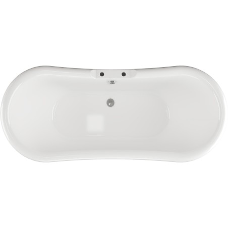 Verona Freestanding 1760x700x720mm 2TH Bath w/Base - White |