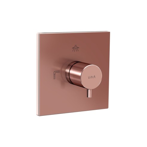 VitrA Root Square 3-Way Diverter - Soft Copper | Showers | B