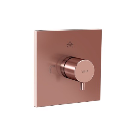 VitrA Root Square 3-Way Diverter - Soft Copper | Showers | B