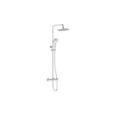 VitrA Aquaheat Bliss 250 Thermostatic Shower Column - Chrome