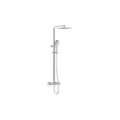 VitrA Aquaheat Bliss S 230 Thermostatic Shower Column - Chro