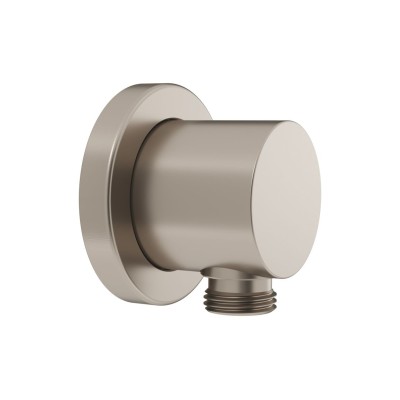 VitrA Wall Mounted Hand Shower Outlet - Brushed Nickel | Sho