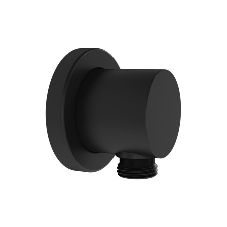 VitrA Wall Mounted Hand Shower Outlet - Matt Black | Showers