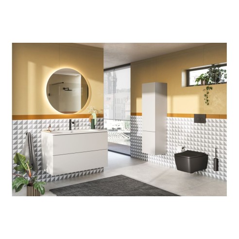VitrA Suit Wall Mounted 90° Connection Pipe - Gloss Black |