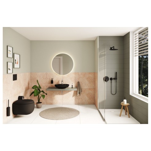 VitrA Suit Hand Shower - Gloss Black | Showers | BathroomKin
