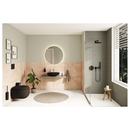VitrA Suit Hand Shower - Gloss Black | Showers | BathroomKin
