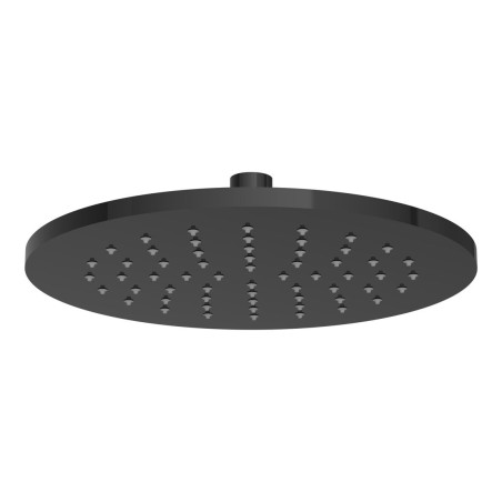 VitrA Suit 250mm Showerhead - Gloss Black | Showers | Bathro