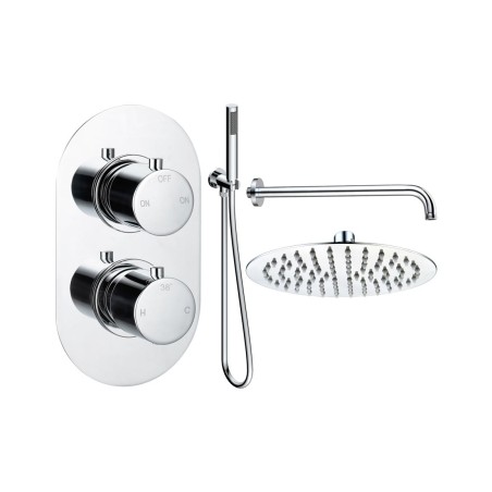 Alfredo Round Shower Valve & Kit Pack 4 - Chrome | Showers |