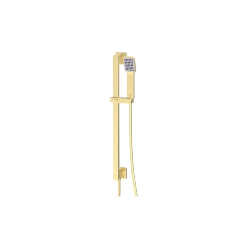 Pancho Square Shower Valve & Kit Pack 3 - Brushed Brass | Sh