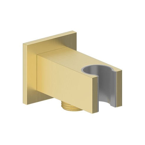 Pancho Square Shower Valve & Kit Pack 4 - Brushed Brass | Sh