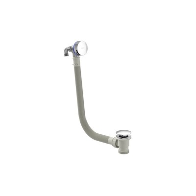 VitrA Round Bath Filler Waste - Chrome | Baths | BathroomKin