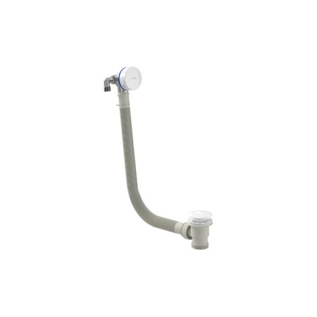 VitrA Round Bath Filler Waste - White | Baths | BathroomKing