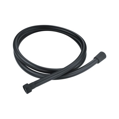 1.5m Easy Clean PVC Shower Hose - Black | Showers | Bathroom