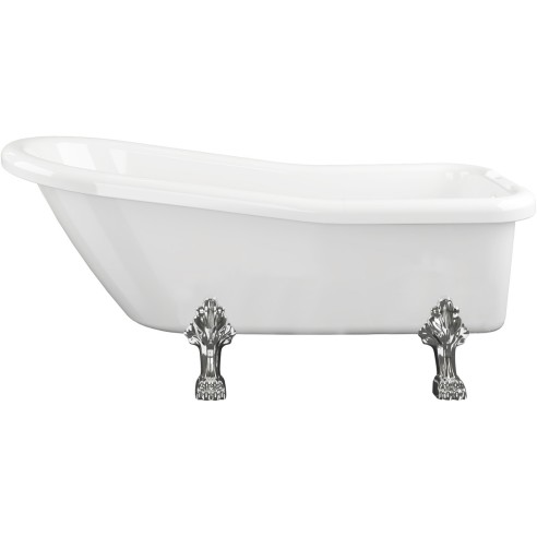 Bologna Freestanding 1530x670x760mm 2TH Bath w/Feet | Baths